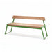 Gewerbefabrik Sitzbank Rottendorf Outdoor Bank Parkbank Holz Grün RAL 6018