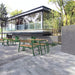 Gewerbefabrik Sitzbank Rottweil Outdoor Bank Parkbank Holz Grün RAL 6018 Stadt