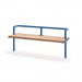 Gewerbefabrik Sitzbank Trebbin Outdoor Bank Parkbank Holz Blau RAL 5005