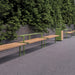 Gewerbefabrik Sitzbank Trebbin Outdoor Bank Parkbank Holz Grün RAL 6018 Park