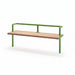 Gewerbefabrik Sitzbank Trebbin Outdoor Bank Parkbank Holz Grün RAL 6018