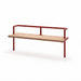 Gewerbefabrik Sitzbank Trebbin Outdoor Bank Parkbank Holz Rot RAL 3001
