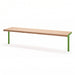 Gewerbefabrik Sitzbank Trebsen Outdoor Bank Parkbank Holz Grün RAL 6018