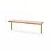 Gewerbefabrik Sitzbank Trebur Outdoor Bank Parkbank Holz Grün RAL 6018