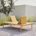 Gewerbefabrik Sitzbank Trostberg Outdoor Bank Parkbank Holz Gelb RAL 1028 Park