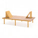 Gewerbefabrik Sitzbank Trostberg Outdoor Bank Parkbank Holz Gelb RAL 1028