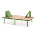 Gewerbefabrik Sitzbank Trostberg Outdoor Bank Parkbank Holz Grün RAL 6018
