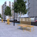 Gewerbefabrik Sitzbank Vilshofen Outdoor Bank Parkbank Holz Gelb RAL 1028 Park