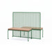 Gewerbefabrik Sitzbank Vilshofen Outdoor Bank Parkbank Holz Grün RAL 6018