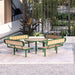 Gewerbefabrik Sitzbank Walsleben Outdoor Bank Parkbank Holz Grün RAL 6018 Park
