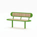 Gewerbefabrik Sitzbank Walsleben Outdoor Bank Parkbank Holz Grün RAL 6018