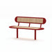 Gewerbefabrik Sitzbank Walsleben Outdoor Bank Parkbank Holz Rot RAL 3001