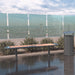 Gewerbefabrik Sitzbank Walsrode Outdoor Bank Parkbank Holz Grau RAL 7011 Park