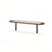 Gewerbefabrik Sitzbank Walsrode Outdoor Bank Parkbank Holz Grau RAL 7011