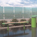 Gewerbefabrik Sitzbank Walsrode Outdoor Bank Parkbank Holz Grün RAL 6018 Park