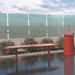 Gewerbefabrik Sitzbank Walsrode Outdoor Bank Parkbank Holz Rot RAL 3001 Park