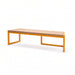 Gewerbefabrik Sitzbank Wernau Outdoor Bank Parkbank Holz Gelb RAL 1028