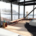 Gewerbefabrik Sitzbank Wernau Outdoor Bank Parkbank Holz Rot RAL 3001 Park