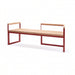 Gewerbefabrik Sitzbank Wernberg Outdoor Bank Parkbank Holz Rot RAL 3001
