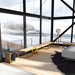 Gewerbefabrik Sitzbank Werne Outdoor Bank Parkbank Holz Gelb RAL 1028 Park
