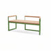 Gewerbefabrik Sitzbank Werneck Outdoor Bank Parkbank Holz Grün RAL 6018