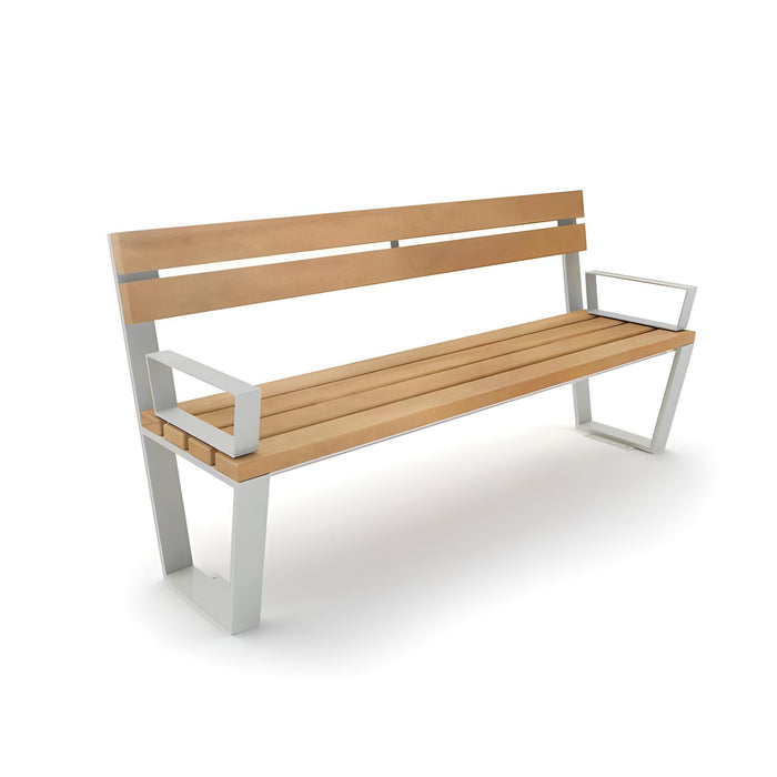 Gewerbefabrik Sitzbank Zetel Outdoor Bank Parkbank Stahl Sitzbank