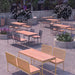 Gewerbefabrik Sitzgruppe Ascheberg Garten Sitz Gruppe Holz Sitzgarnitur Gelb RAL 1028 Szene
