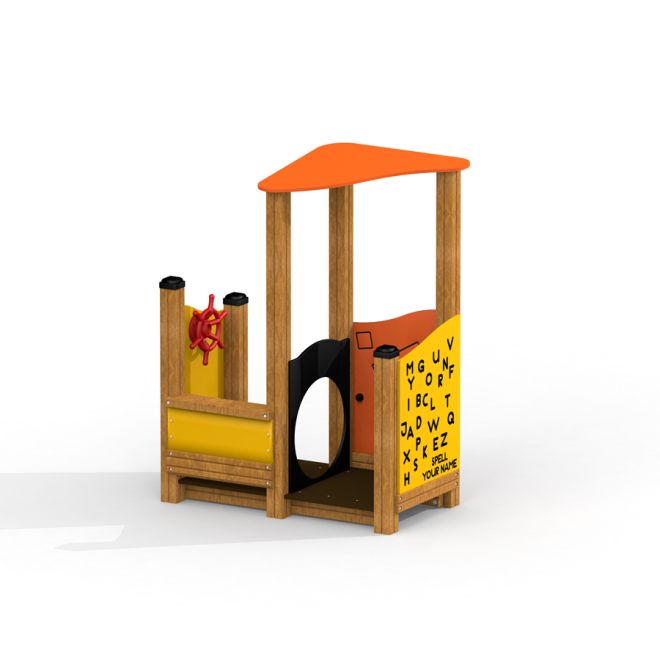 Gewerbefabrik Spielhaus Camilla Outdoor Spielgeraet Kinderhaus 1 Jahre U3 Holz Spielplatz