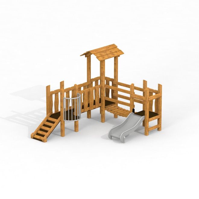 Gewerbefabrik Spielhaus Enya Outdoor Spielgeraet Kinderhaus 1 Jahre U3 Holz Spielplatz