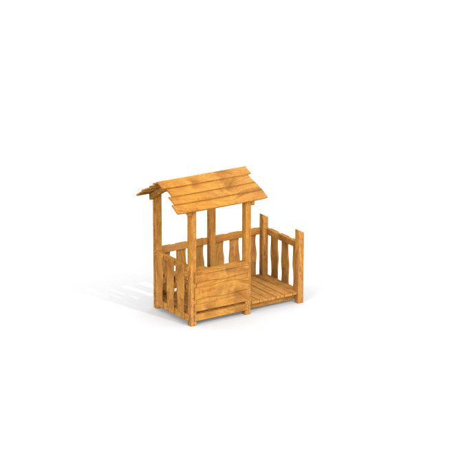 Gewerbefabrik Spielhaus Franka Outdoor Spielgeraet Kinderhaus 1 Jahre U3 Holz Spielplatz