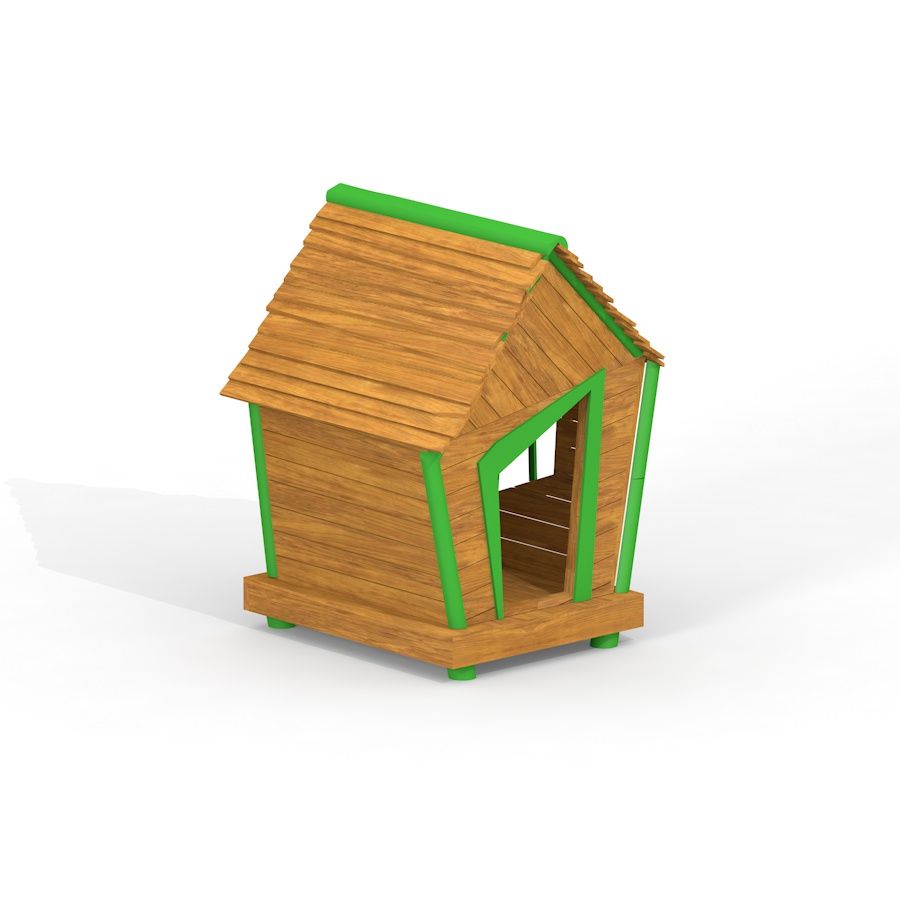 Gewerbefabrik Spielhaus Liane Outdoor Spielgeraet Kinderhaus 1 Jahre U3 Holz Spielplatz