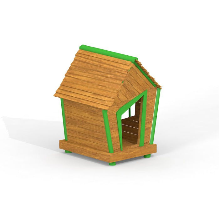 Gewerbefabrik Spielhaus Liane Outdoor Spielgeraet Kinderhaus 1 Jahre U3 Holz Spielplatz