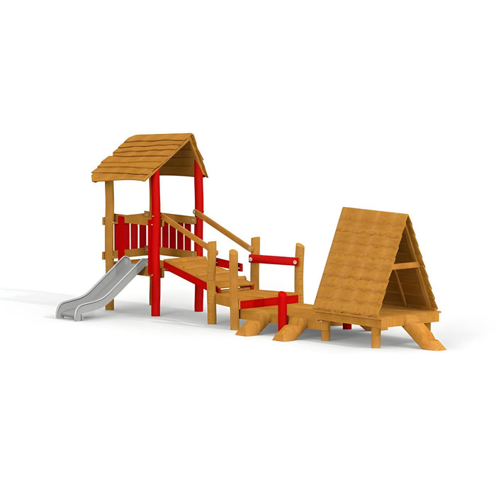 Gewerbefabrik Spielhaus Maik Outdoor Spielgeraet Kinderhaus 3 Jahre Holz Spielplatz