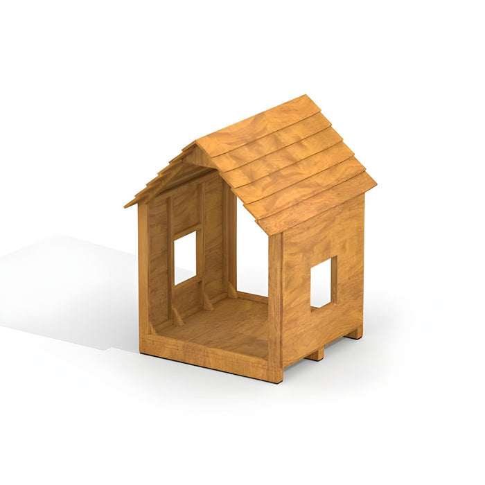 Gewerbefabrik Spielhaus Michel Outdoor Spielgeraet Kinderhaus 1 Jahre U3 Holz Spielplatz
