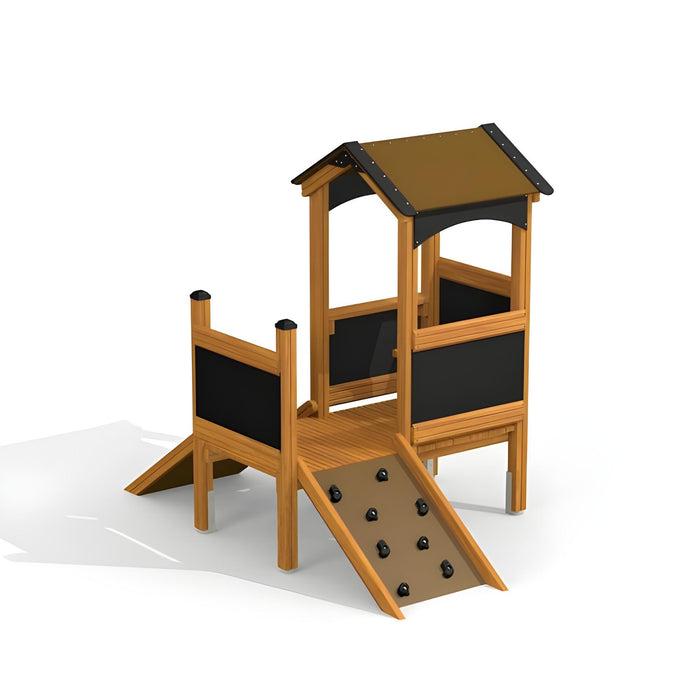 Gewerbefabrik Spielhaus Nele Outdoor Spielgeraet Kinderhaus 1 Jahre U3 Holz Spielplatz