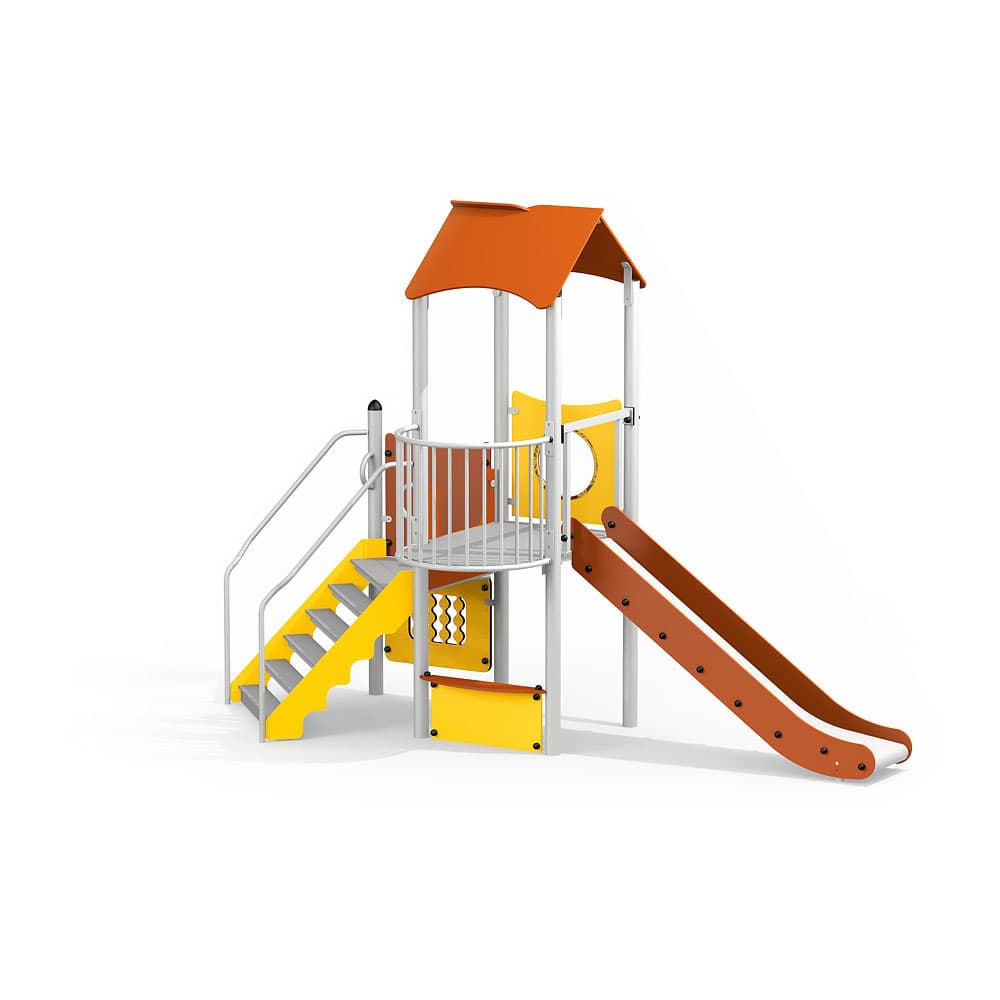 Gewerbefabrik Spielturm Alberte Outdoor Spielgeraet Kletterturm 1 Jahre U3 Stahl Kinder