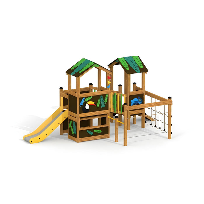 Gewerbefabrik Spielturm Amay Outdoor Spielgeraet Kletterturm 3 Jahre Holz Spielplatz