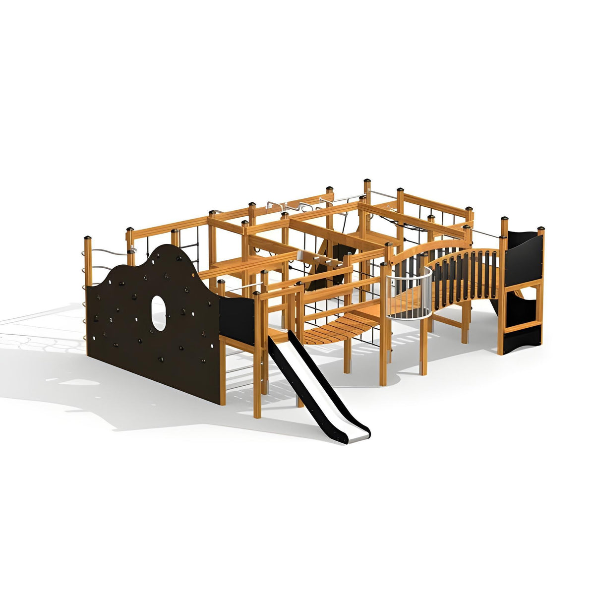 Gewerbefabrik Spielturm Amke Outdoor Spielgeraet Kletterturm 3 Jahre Holz Spielplatz