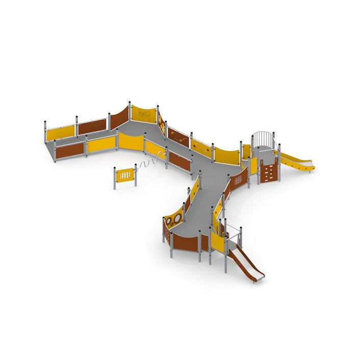 Gewerbefabrik Spielturm Benjamin Outdoor Spielgeraet Kletterturm 3 Jahre Edelstahl Spielplatz