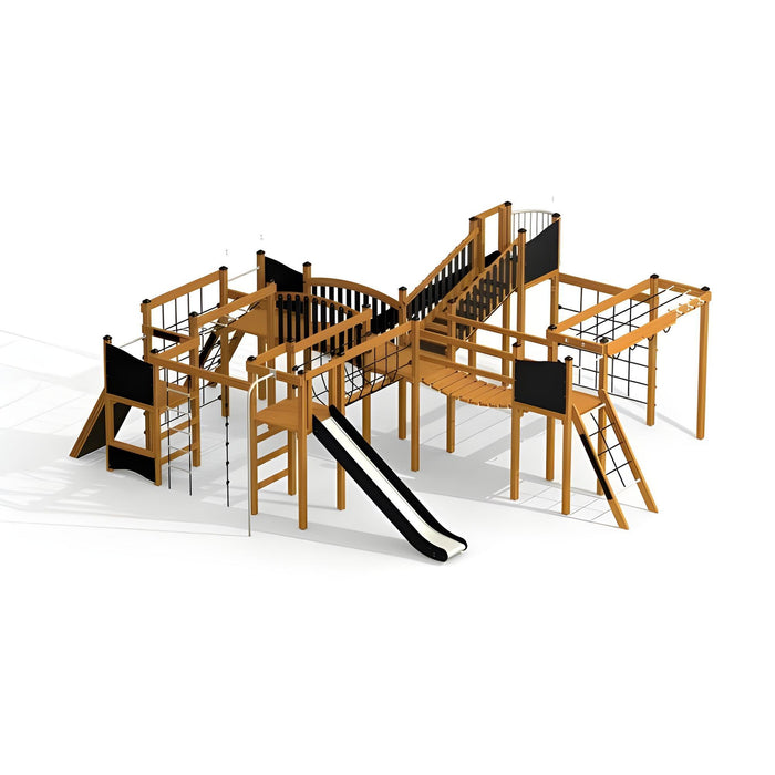Gewerbefabrik Spielturm Bjarne Outdoor Spielgeraet Kletterturm 3 Jahre Holz Spielplatz