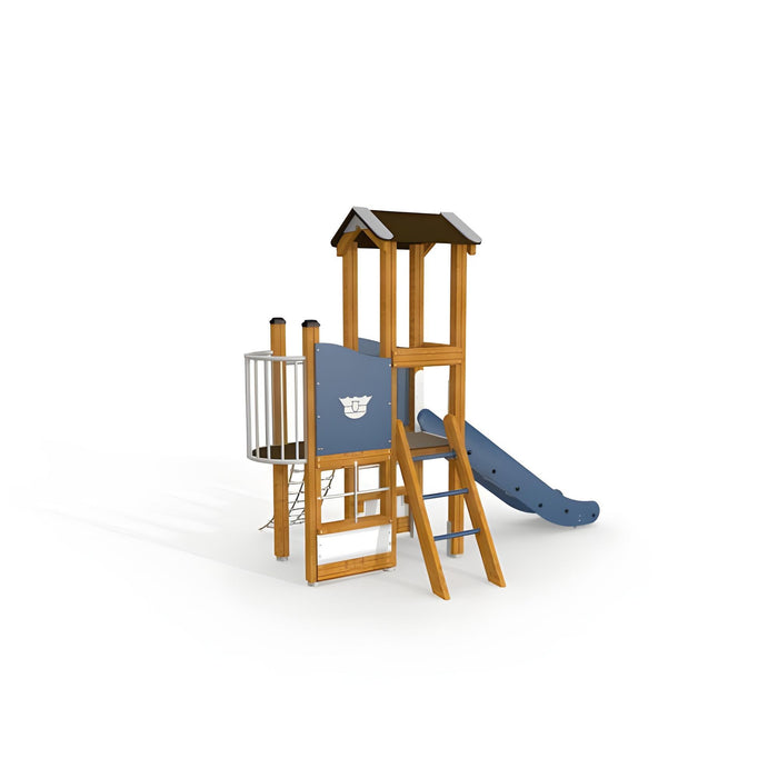 Gewerbefabrik Spielturm Frieda Outdoor Spielgeraet Kletterturm 3 Jahre Holz Spielplatz