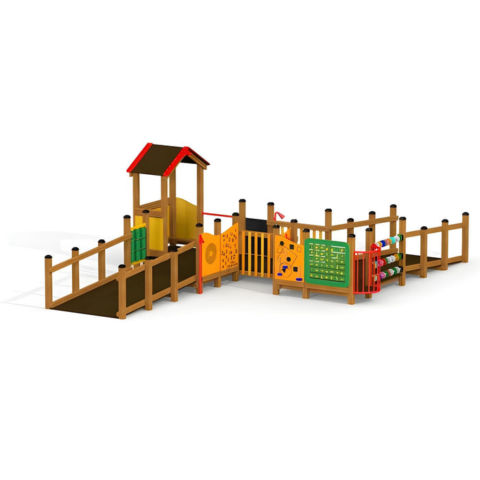 Gewerbefabrik Spielturm Frieder Outdoor Spielgeraet Kletterturm 1 Jahre U3 Holz Spielplatz