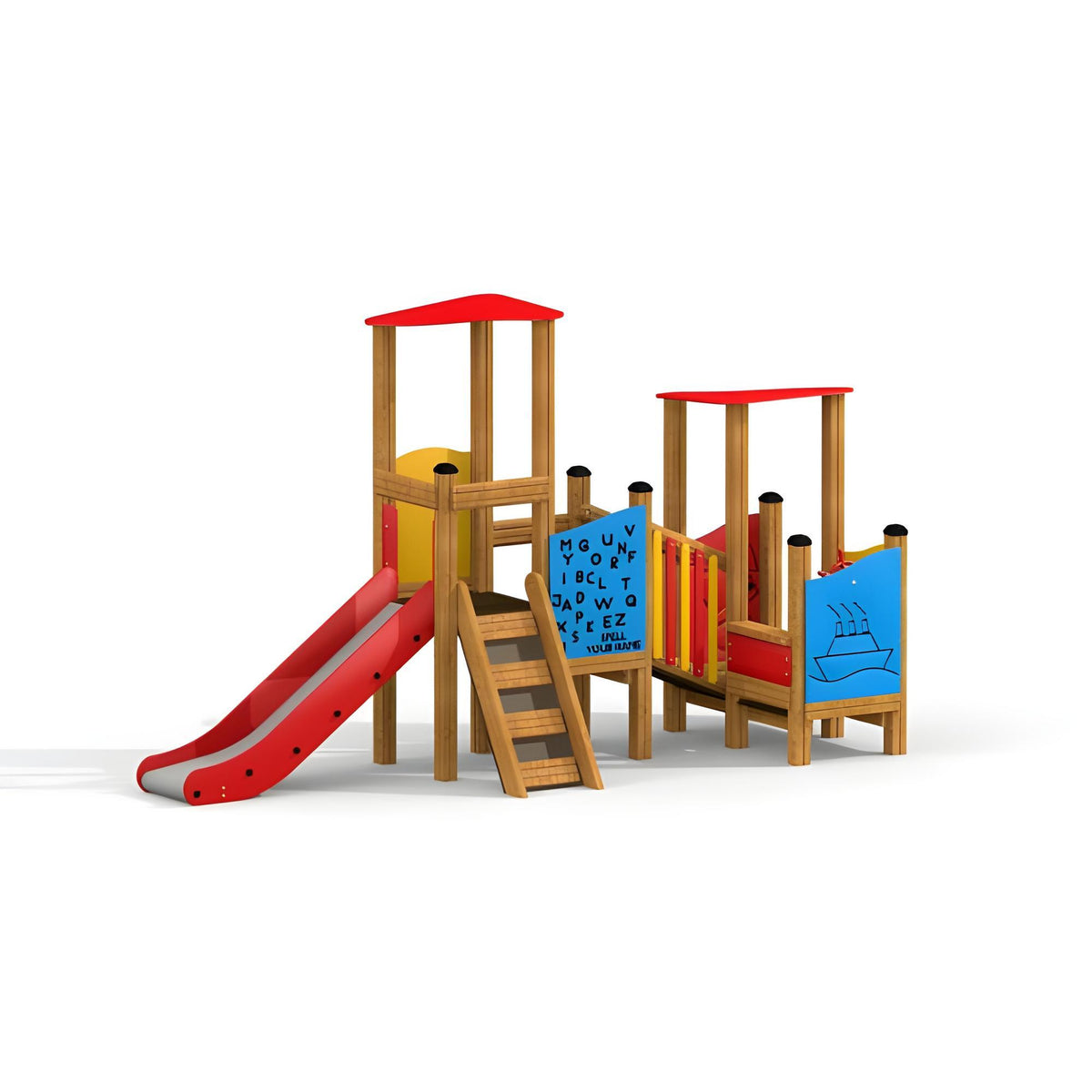 Gewerbefabrik Spielturm Gitta Outdoor Spielgeraet Kletterturm 3 Jahre Holz Spielplatz
