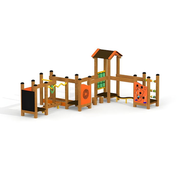 Gewerbefabrik Spielturm Isa Outdoor Spielgeraet Kletterturm 3 Jahre Holz Spielplatz