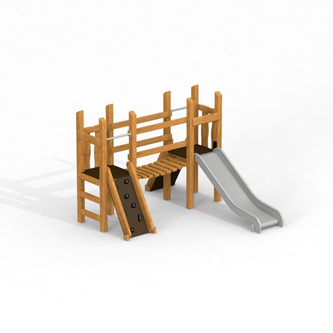 Gewerbefabrik Spielturm Jasmin Outdoor Spielgeraet Kletterturm 3 Jahre Holz Spielplatz