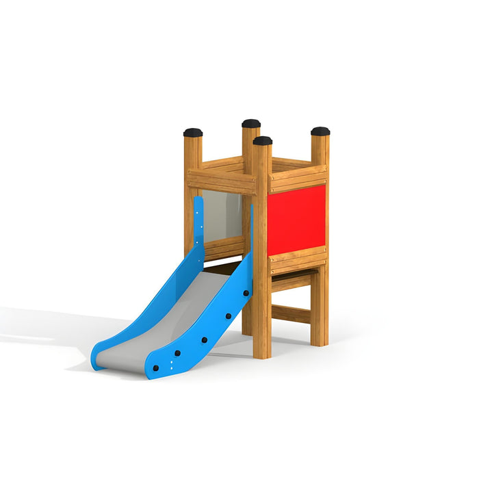 Gewerbefabrik Spielturm Juna Outdoor Spielgeraet Kletterturm 1 Jahre U3 Holz Spielplatz