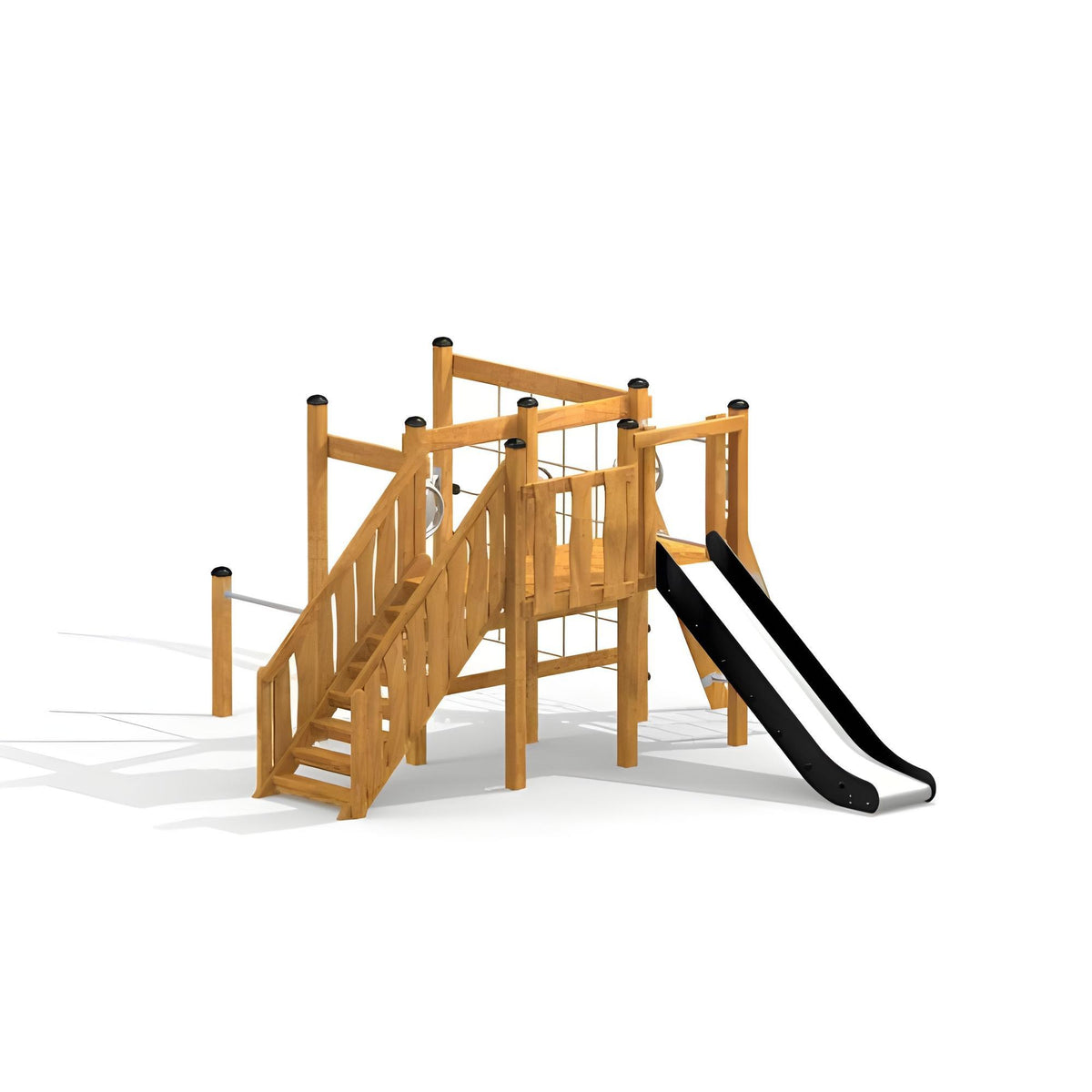 Gewerbefabrik Spielturm Kine Outdoor Spielgeraet Kletterturm 1 Jahre U3 Holz Spielplatz