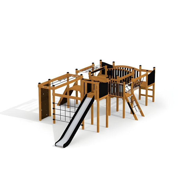 Gewerbefabrik Spielturm Lia Outdoor Spielgeraet Kletterturm 3 Jahre Holz Spielplatz