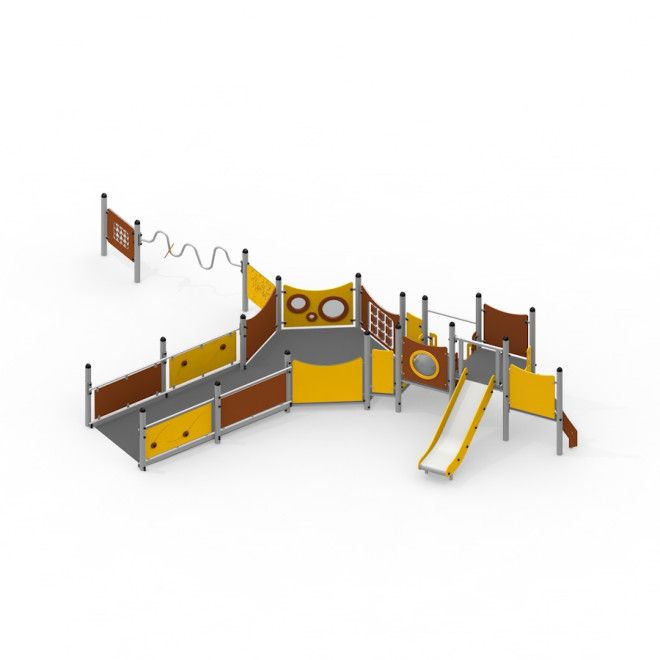 Gewerbefabrik Spielturm Maila Outdoor Spielgeraet Kletterturm 1 Jahre U3 Edelstahl Spielplatz