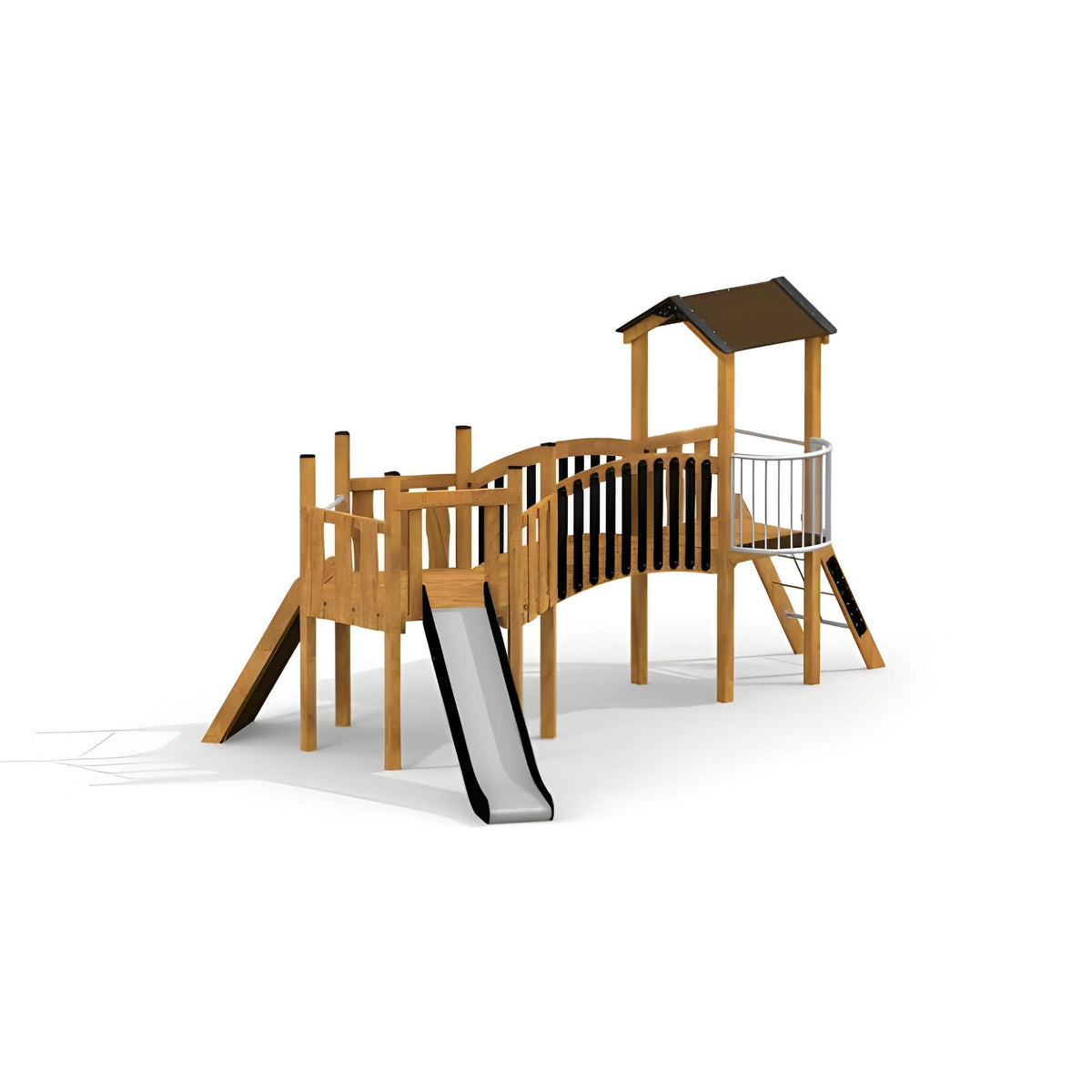 Gewerbefabrik Spielturm Marte Outdoor Spielgeraet Kletterturm 3 Jahre Holz Spielplatz